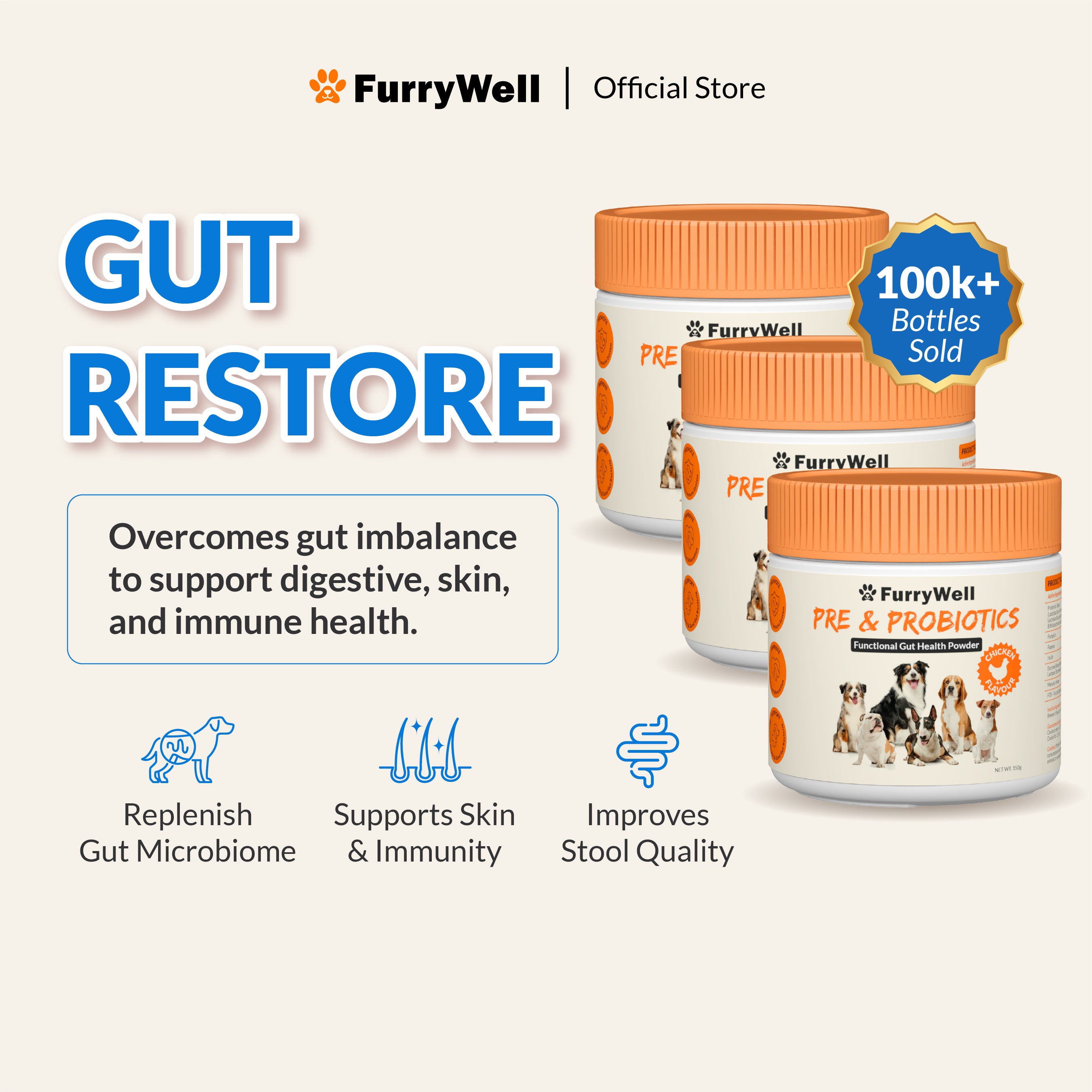 FurryWell Gut Restore